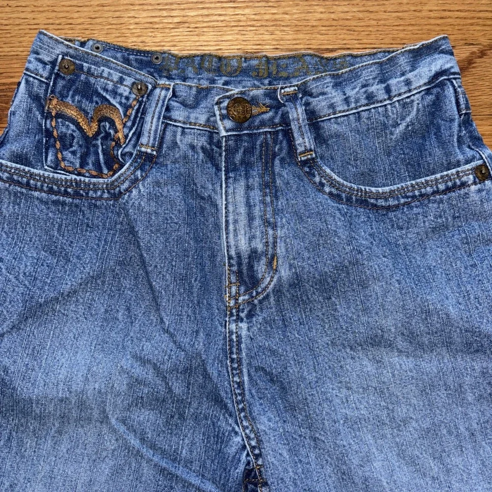 Vintage Paco Jean Company Baggy Y2K Wide Leg Jeans Size 16 Skater‎ Big Pockets